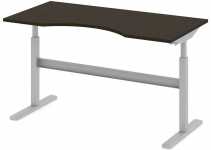 Стол офисный рабочий 160x80x77.5 дуб ферраре