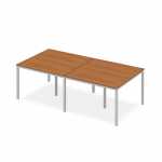 Станция рабочая офисная 240x120.8x75 итал.орех +серый