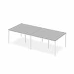 Станция рабочая офисная 280x120.8x75 серый шагрень + белый