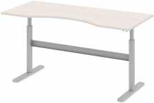 Стол офисный рабочий 180x80x77.5 дуб альпийский