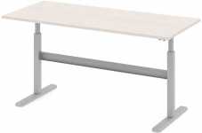 Стол офисный рабочий 180x80x77.5 дуб альпийский
