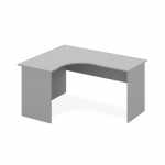 Стол эргономичный 150x120x74.6 серый шагрень