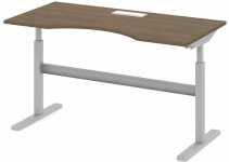 Стол офисный рабочий 160x80x77.5 дуб шамони