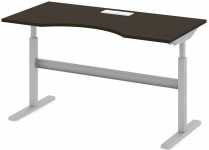 Стол офисный рабочий 160x80x77.5 дуб ферраре
