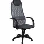 Кресло офисное BK-8PL-21, темно-серая дышащая сетка 