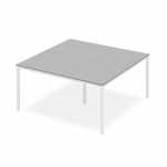 Станция рабочая офисная 160x158x75 серый шагрень + белый