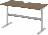 Стол офисный рабочий 160x80x77.5 дуб шамони