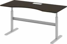 Стол офисный рабочий 180x80x77.5 дуб ферраре
