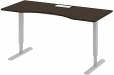 Стол офисный рабочий 180x80x70 дуб ферраре