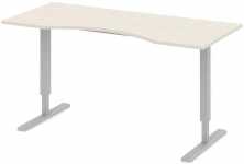 Стол офисный рабочий 180x80x70 дуб альпийский